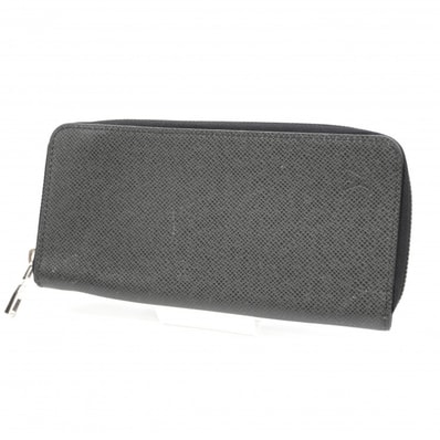LOUIS VUITTON(ルイヴィトン)ジッピー・ウォレット タイガ ラウンドファスナー長財布 ブラック レザー シルバー金具 メンズ M32822【中古】