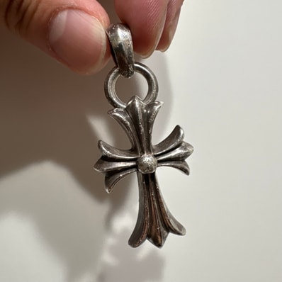 Chrome Hearts CH Cross Small W Bale "Silver"