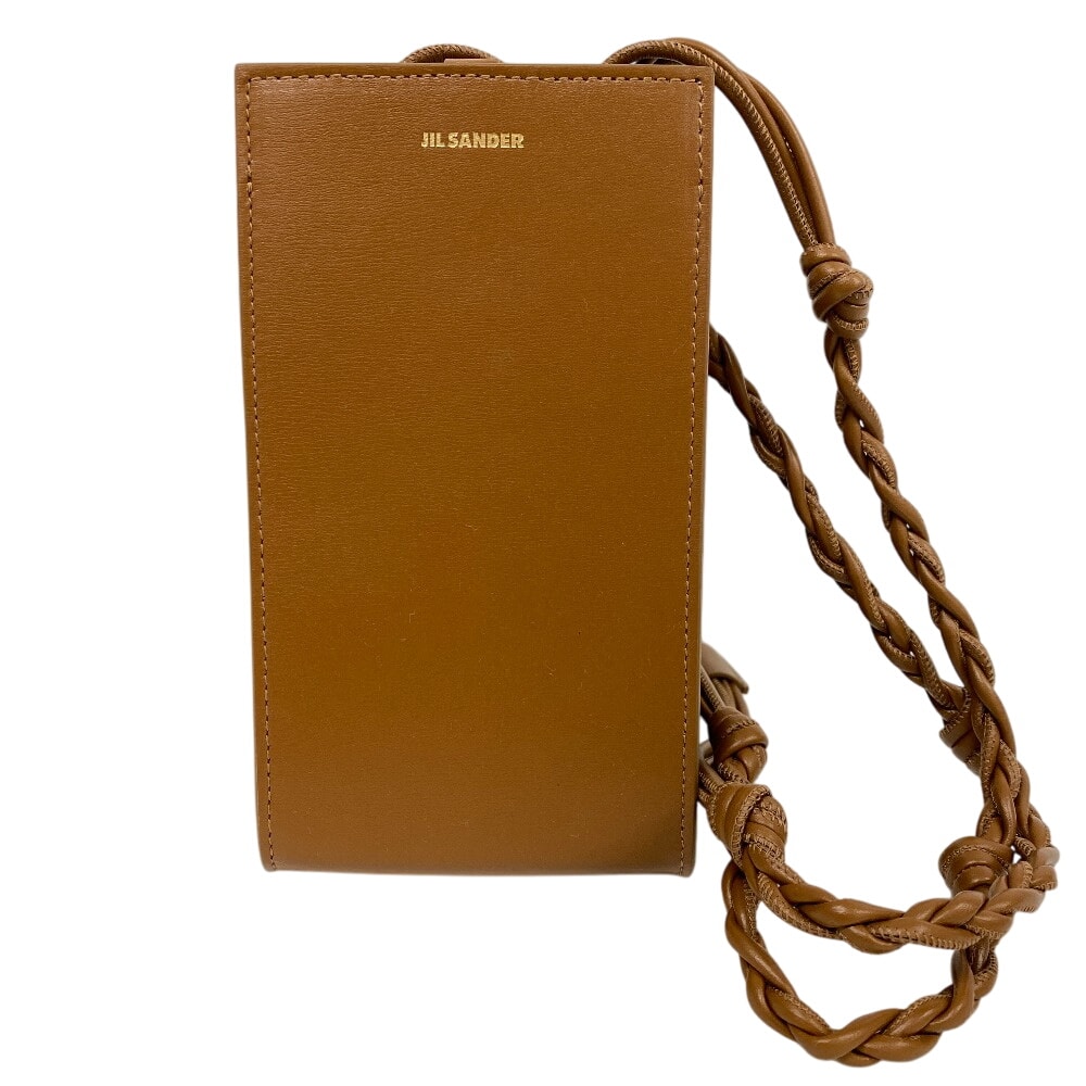 ジルサンダー JIL SANDER ショルダーバッグ CAMEL 225 J07VL0002 TANGLE フォンケース ブラウン
