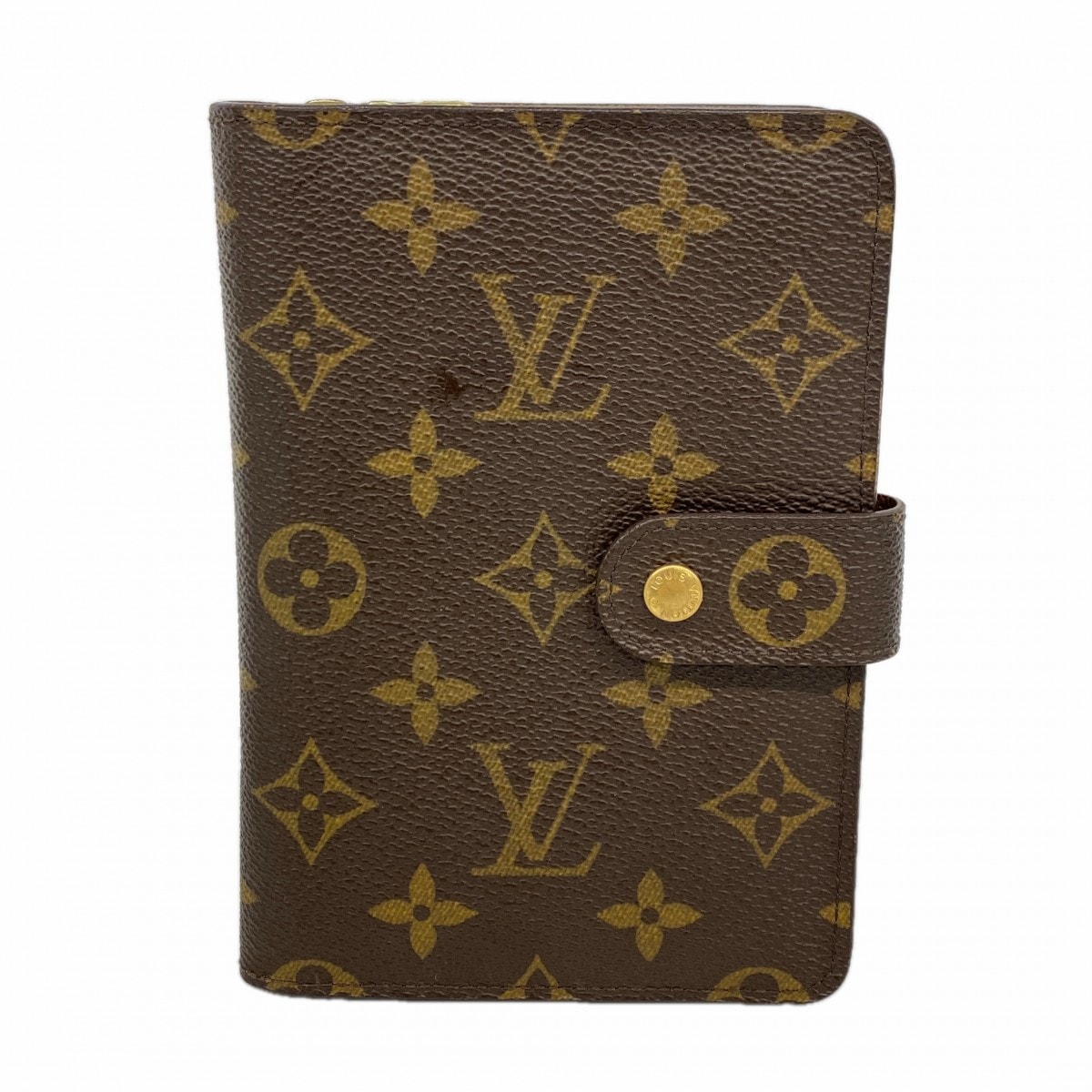 【6dc3694-k】ルイヴィトン 財布 モノグラム ポルトパピエジップ M61207 ブラウン【中古】メンズ レディース ユニセックス