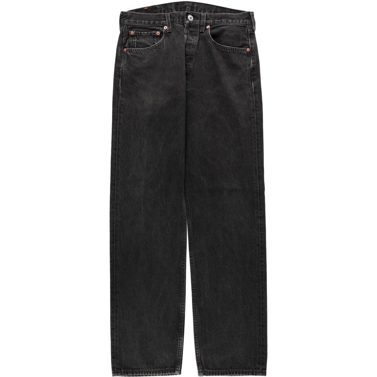 古着 90年代 リーバイス Levi's 501-0185 ブラックデニム ストレートデニムパンツ メンズw31相当 ヴィンテージ/eaa668267