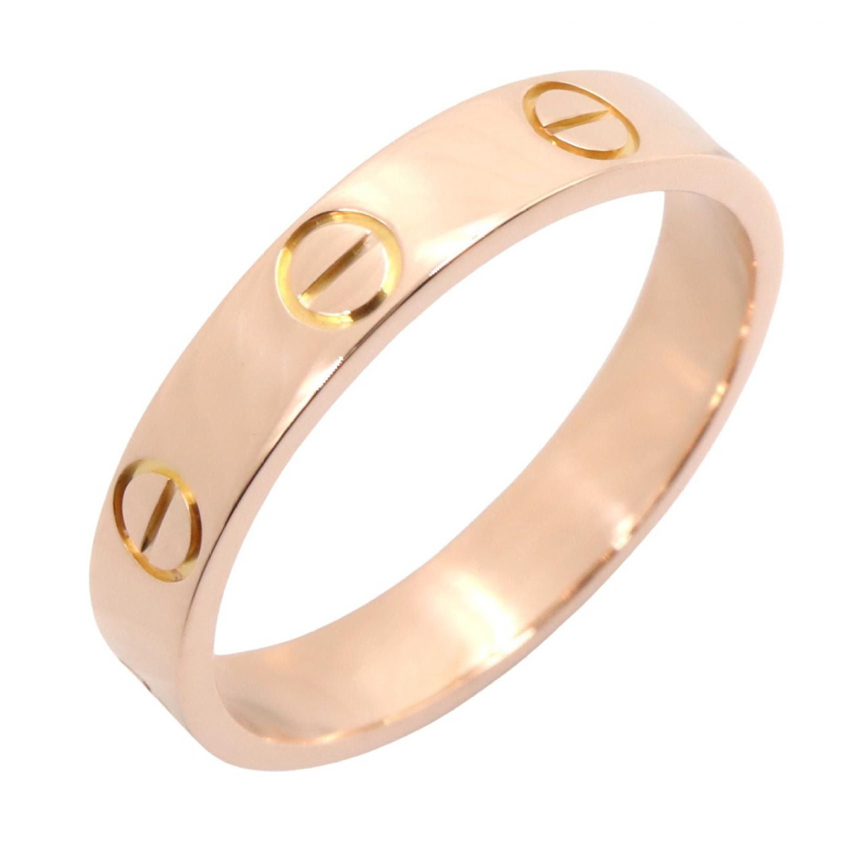 カルティエ CARTIER ミニラブリング リング・指輪 ジュエリー K18PG(ピンクゴールド) レディース ゴールド系 B4085200 【中古】