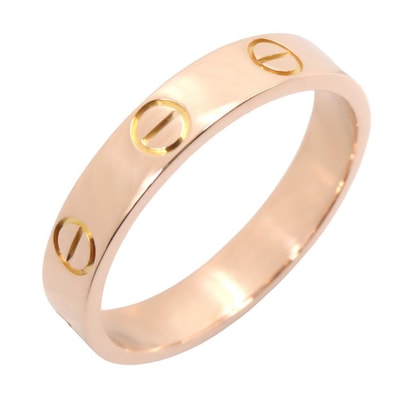 カルティエ CARTIER ミニラブリング リング・指輪 ジュエリー K18PG(ピンクゴールド) レディース ゴールド系 B4085200 【中古】