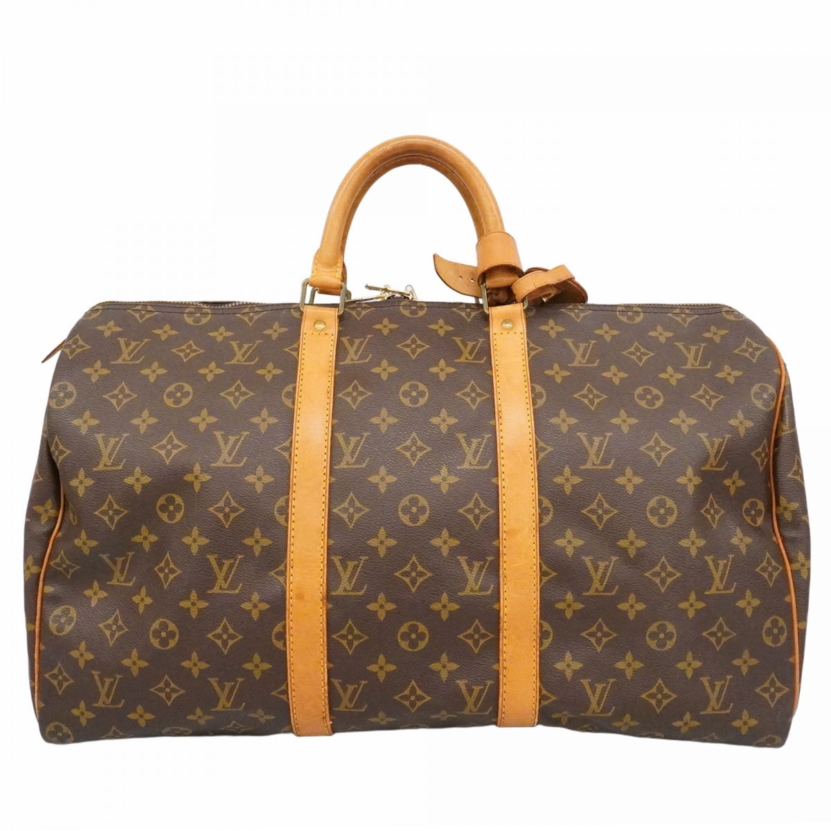 【6dd5135】ルイヴィトン ボストンバッグ モノグラム キーポル50 M41426 ブラウン【中古】メンズ レディース ユニセックス