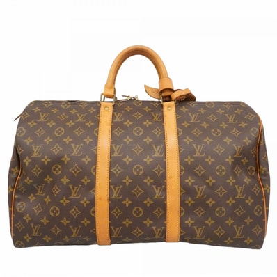 【6dd5135】ルイヴィトン ボストンバッグ モノグラム キーポル50 M41426 ブラウン【中古】メンズ レディース ユニセックス