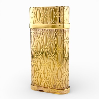 良品 カルティエ ライター ゴドロン GPゴールド メンズ