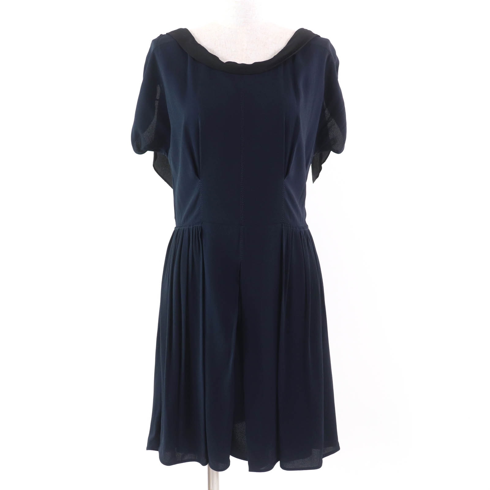美品 ミュウミュウ
 ワンピース ネイビー レディース 42 MF1894