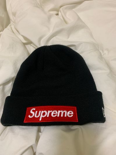 Supreme New Era Box Logo Beanie "Black"
