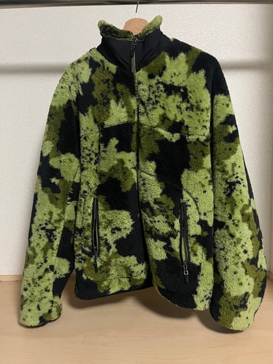 PULSE PATTERN FLEECE JACKET