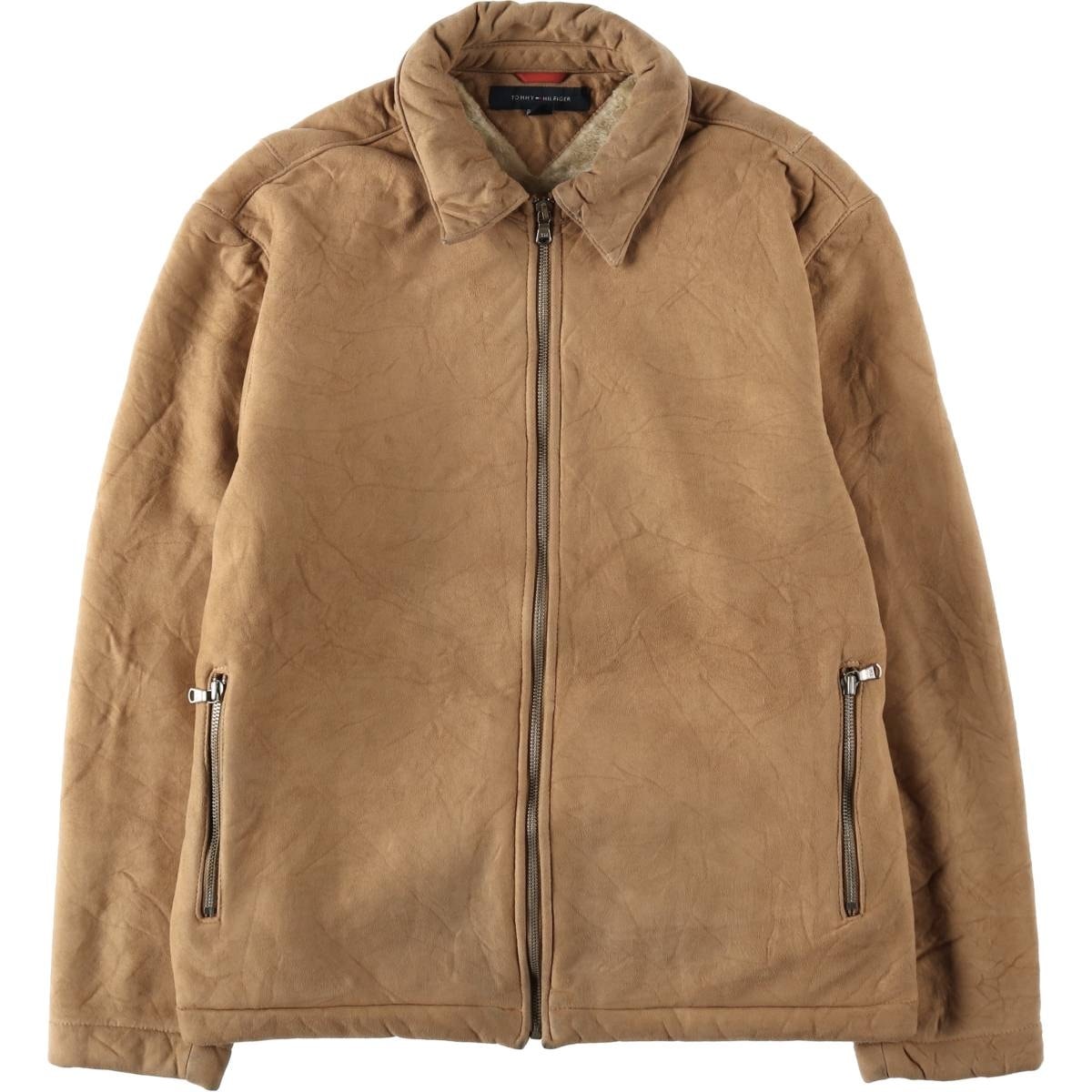 古着 トミーヒルフィガー TOMMY HILFIGER スエードレザーブルゾン メンズM相当/eaa629252
