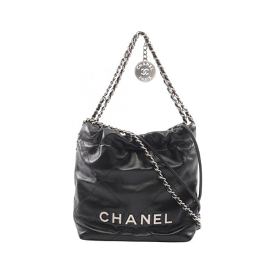シャネル CHANEL CHANEL 22 ミニ 2WAY ショルダーバッグ バッグ レザー レディース ブラック系 AS3980 【中古】