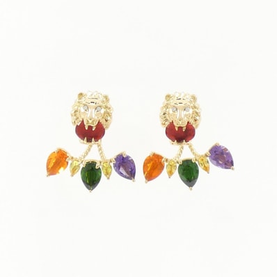 グッチ ライオンヘッド ピアス