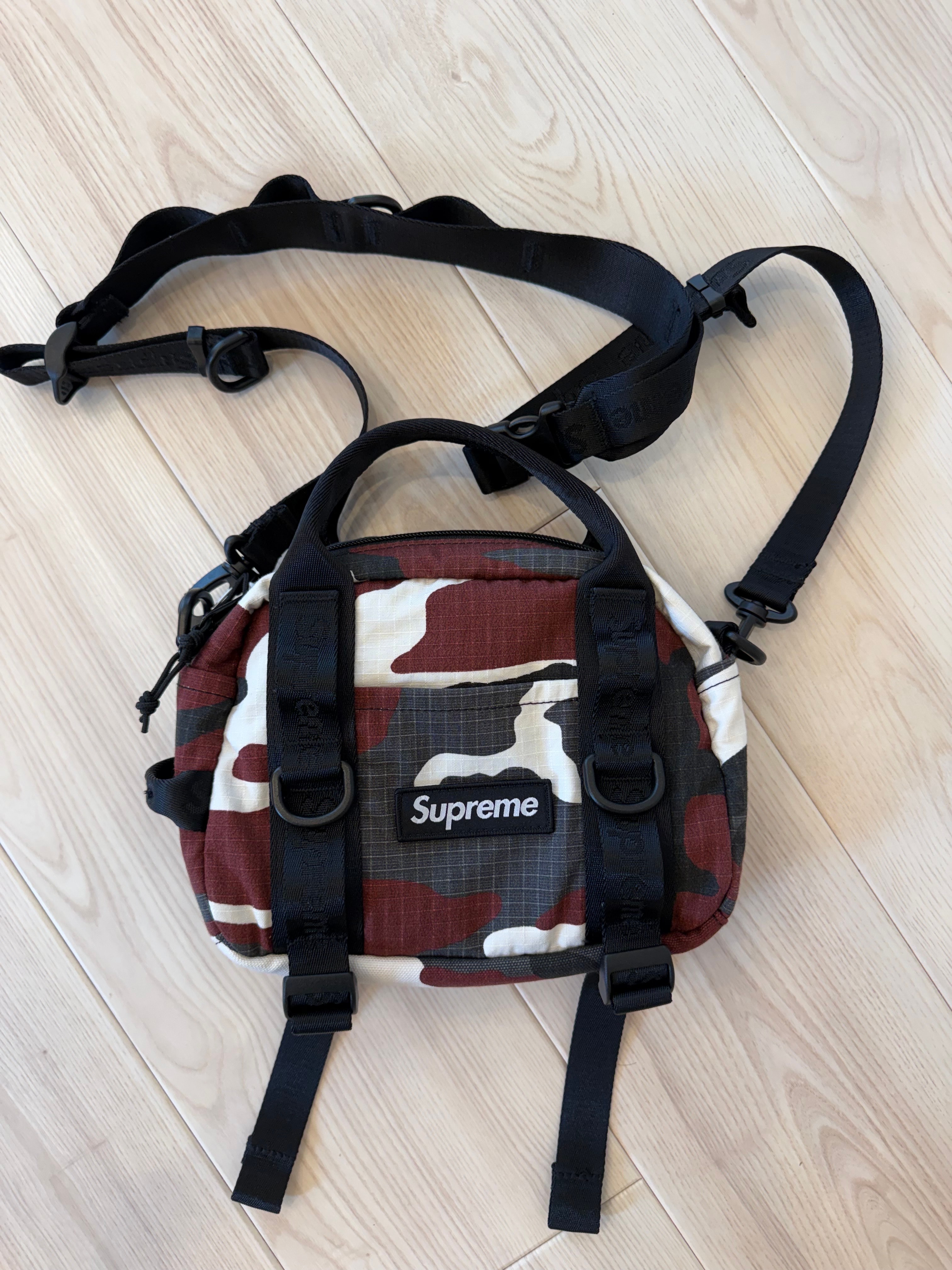 Supreme Mini Duffle Bag (26SS) "Red Camo"
