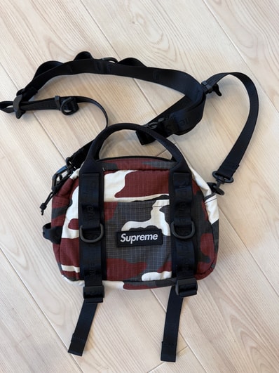 Supreme Mini Duffle Bag (26SS) "Red Camo"