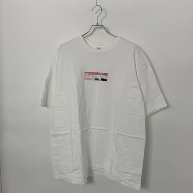 Supreme x Emilio Pucci Box Logo Tee "White/Pink"