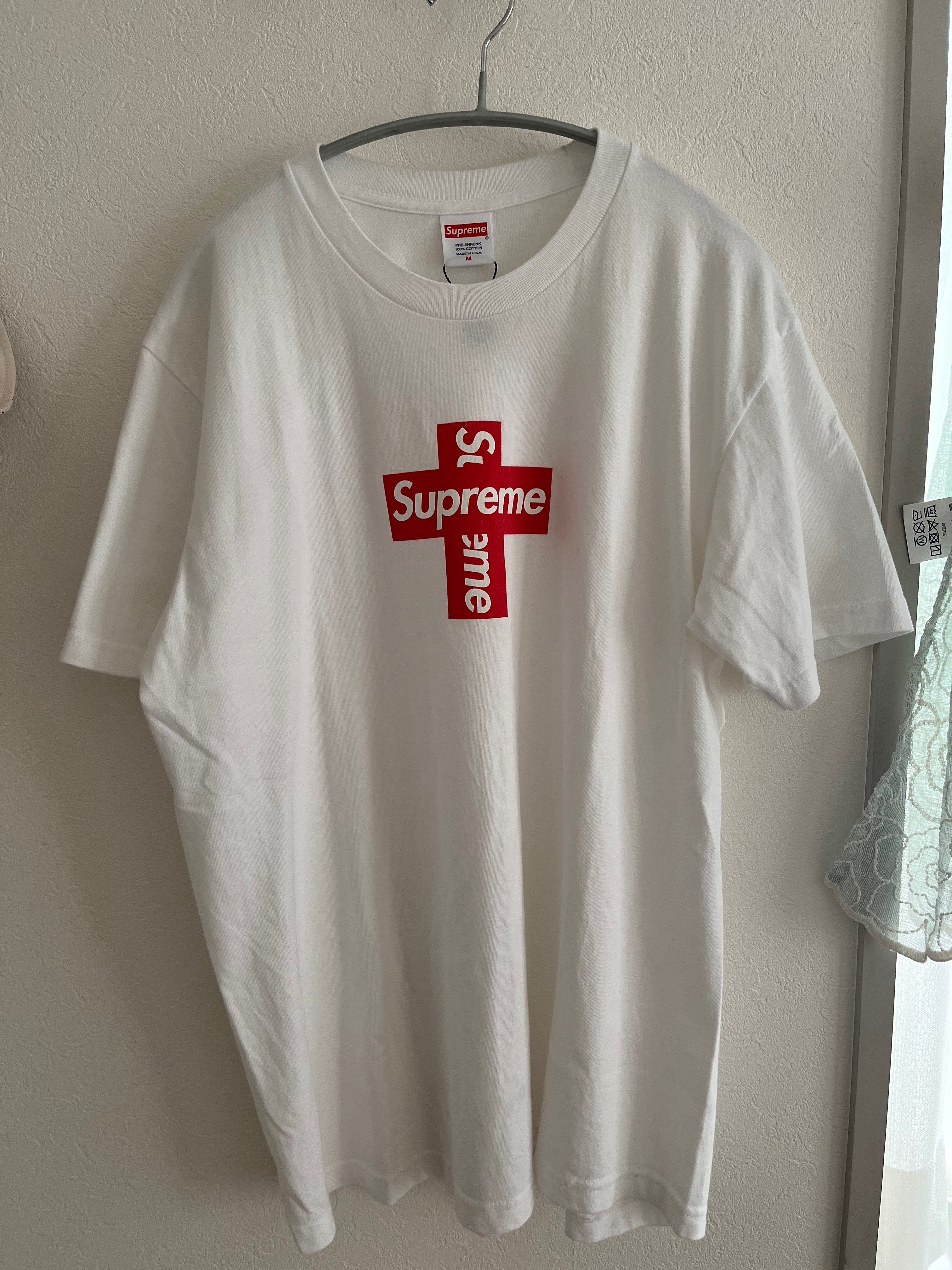Supreme Cross Box Logo Tee "White"