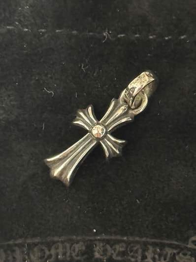 Chrome Hearts Cross Baby Fat Charm "Silver"