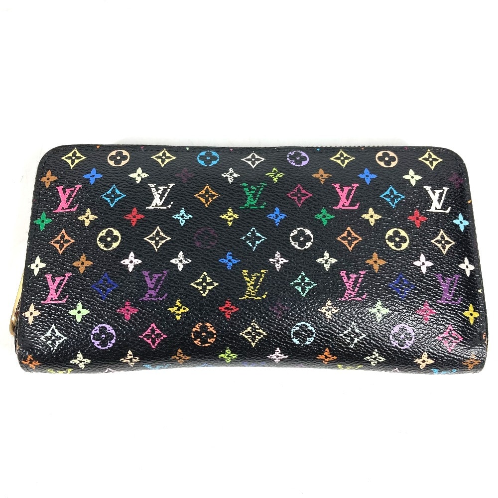 ルイヴィトン LOUIS VUITTON ジッピーウォレット M60243 モノグラムマルチカラー ロングウォレット ラウンドファスナー 財布 長財布 モノグラムマルチカラーキャンバス ノワール ブラック