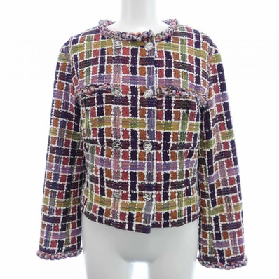 シャネル CHANEL ノーカラージャケット