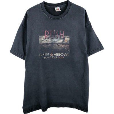古着 フルーツオブザルーム FRUIT OF THE LOOM RUSH ラッシュ バンドTシャツ バンT メンズXL相当/eaa610988