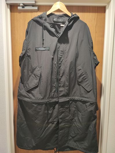 GU x UNDERCOVER 2WAY Oversized Mod Coat "Black"