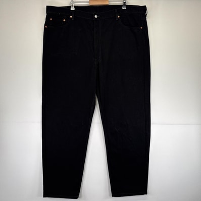 古着 リーバイス Levi's デニムパンツ 550 テーパード 大きいサイズ 5ポケット ジーンズ ジーパン w48 L34 ブラック メンズ