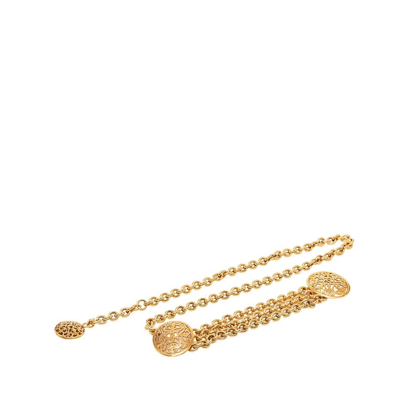 シャネル ヴィンテージ チェーンベルト 26刻印 ゴールド メッキ レディース CHANEL 【中古】