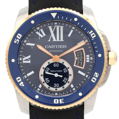 カルティエ カリブル・ドゥ・カルティエダイバー PGコンビ W2CA0008 SSxPG 自動巻