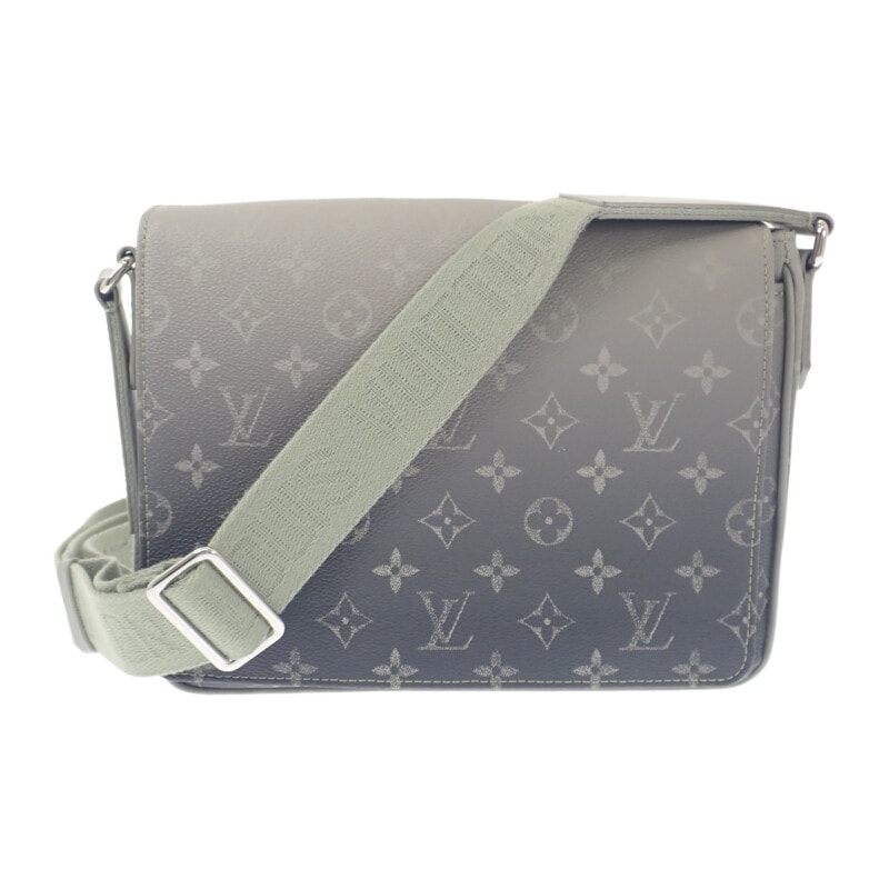 ルイヴィトン LOUIS VUITTON ディストリクトPM NV3 M11593 ショルダーバッグ モノグラムグラディエントキャンバス カーキ メンズ【中古】【Aランク】