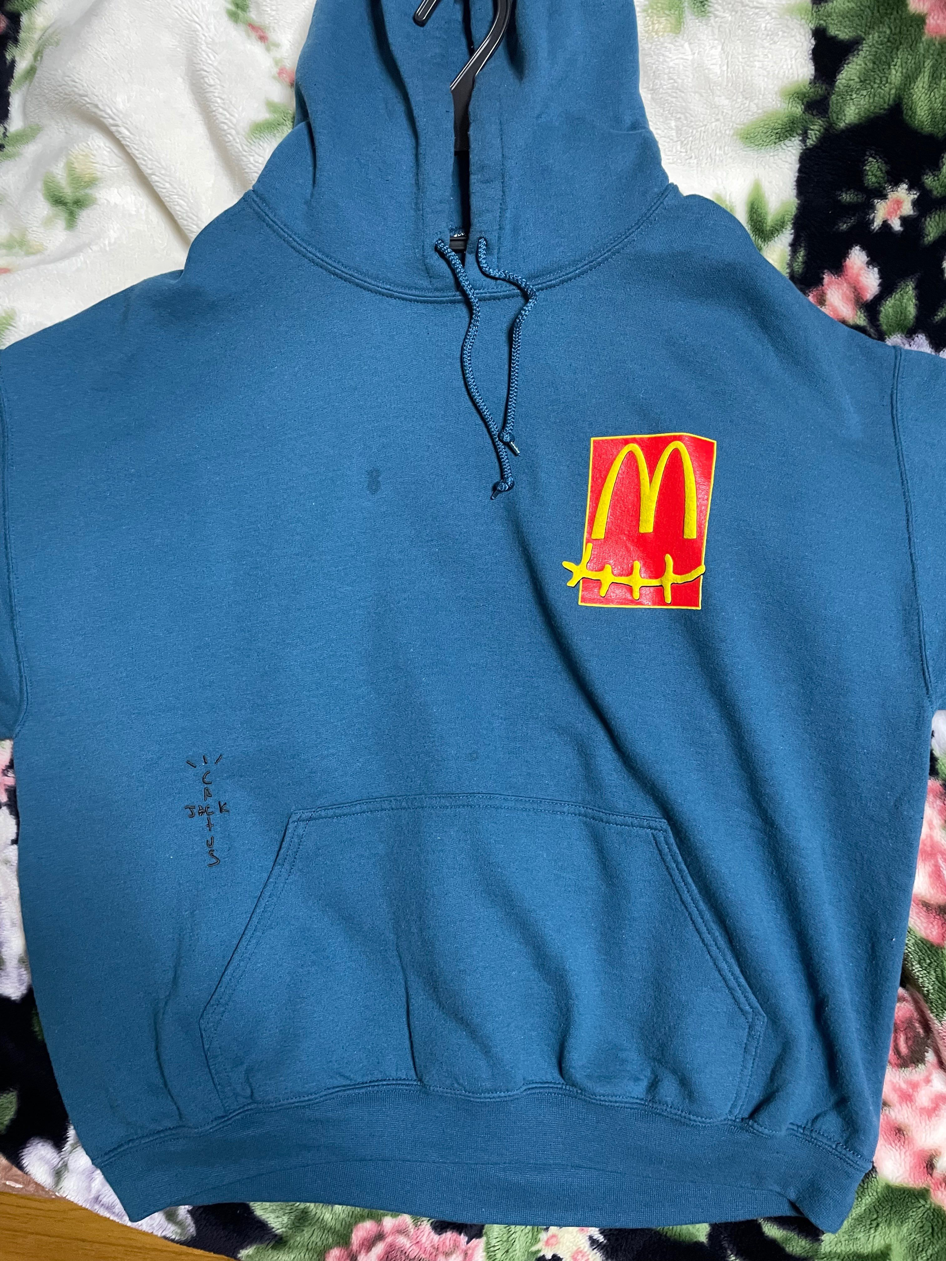 Travis Scott Cactus Jack x McDonald's Up All Night Sticker Hoodie "Navy"