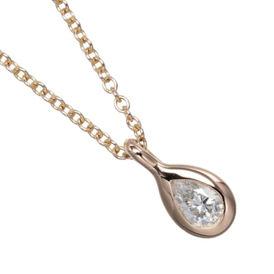 ティファニー バイザヤード ペアシェイプ レディースネックレス