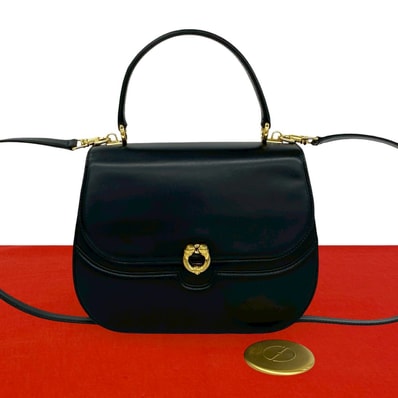 GUCCI グッチ ホースシュー 金具 レザー ショルダーバッグ ブラック
53-10