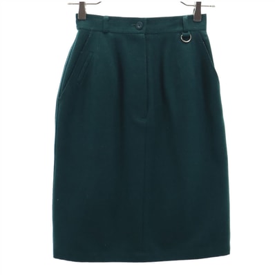 Christian Dior SPORTS クリスチャンディオールスポーツ 90s ウールブレンド オールド ミディスカート S グリーン系