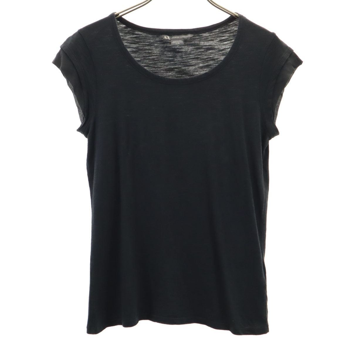 ARMANI EXCHANGE アルマーニエクスチェンジ フレンチスリーブ カットソー XS ブラック