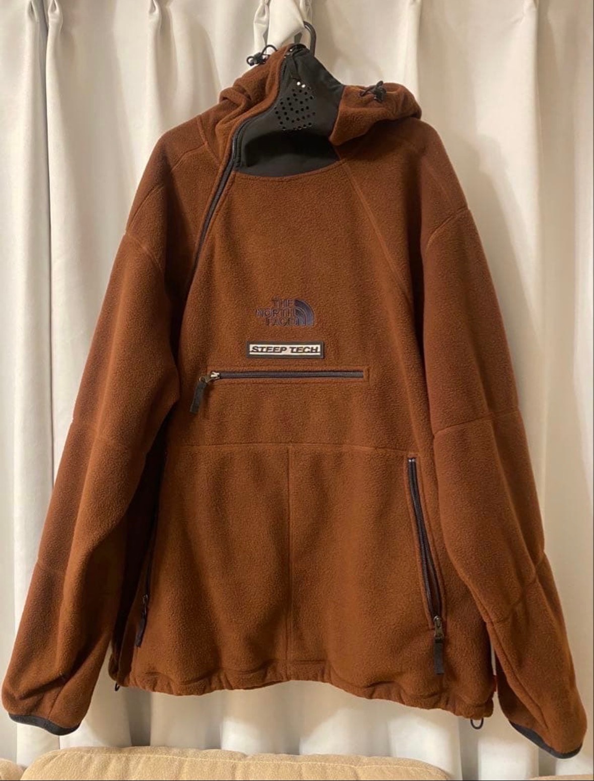 Supreme x The North Face Steep Tech Fleece Pullover "Brown"