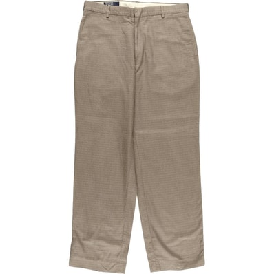 古着 ラルフローレン Ralph Lauren POLO by Ralph Lauren 総柄 コットン スラックスパンツ メンズw34相当/eaa581287