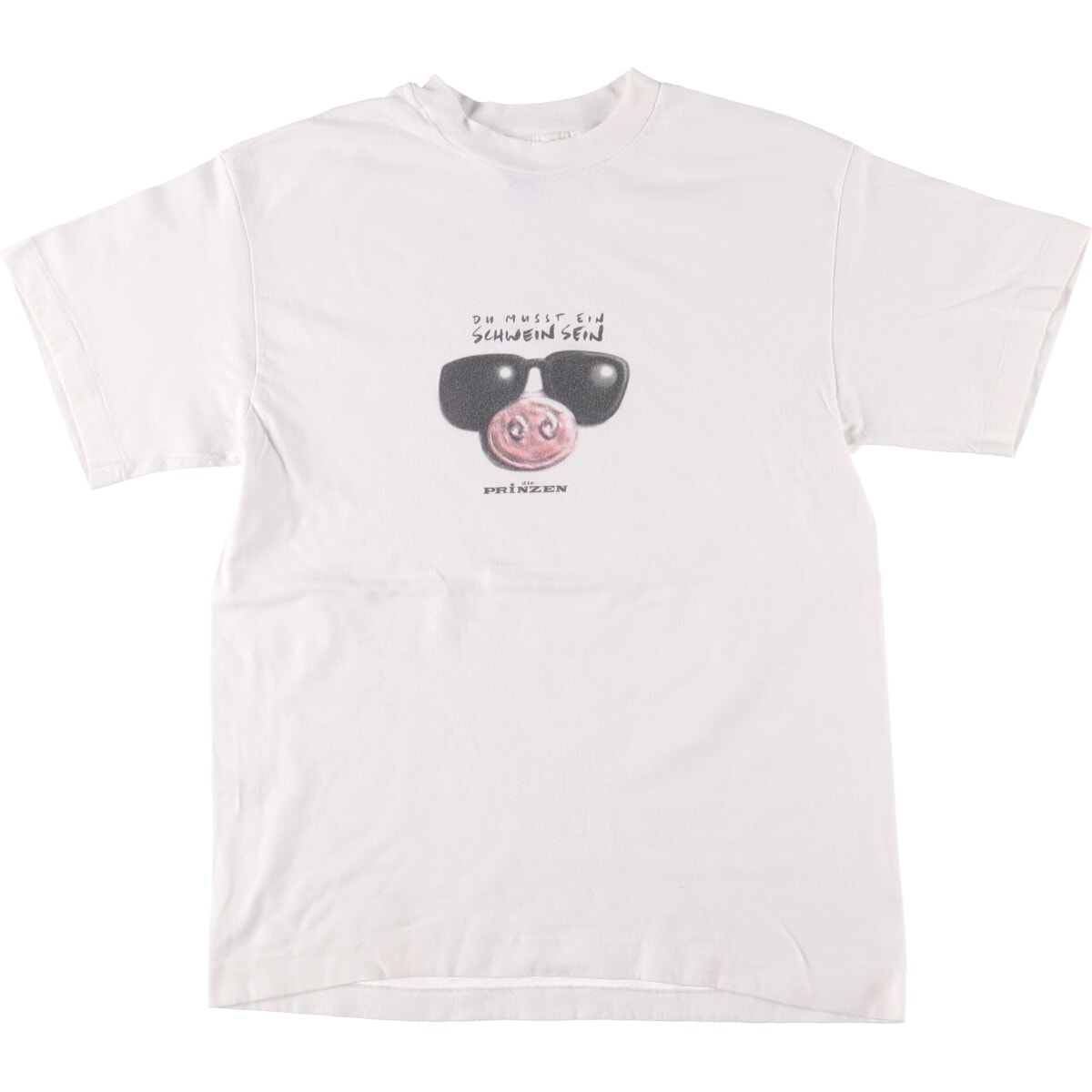 古着 90年代 ヘインズ Hanes DIE PRINZEN ディープリンツェン バンドTシャツ バンT メンズM相当 ヴィンテージ/eaa568529