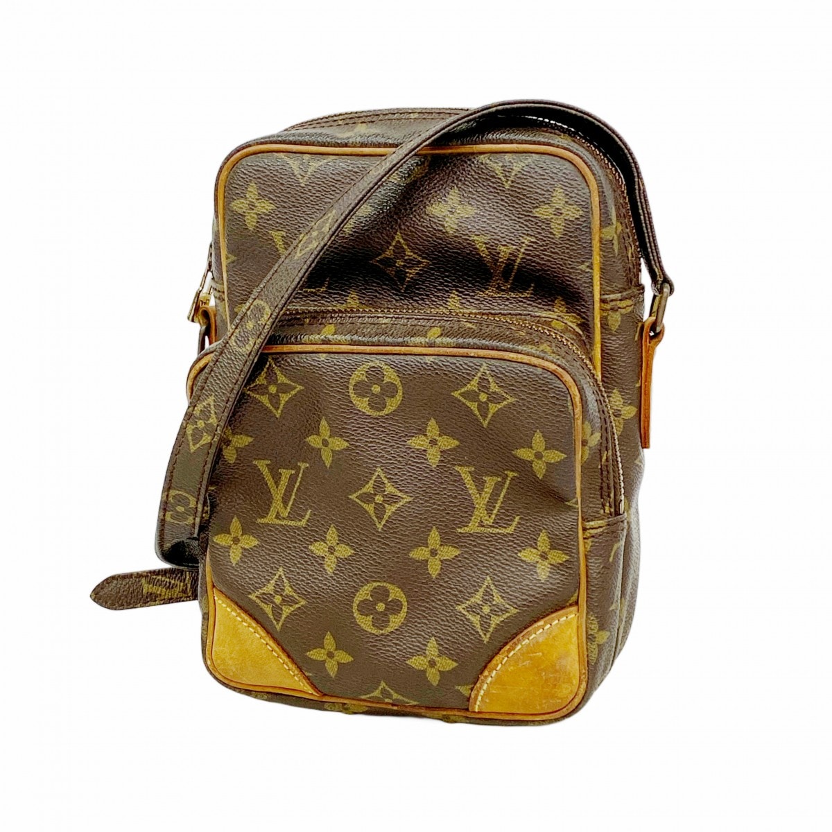 【6de5587】ルイヴィトン ショルダーバッグ モノグラム アマゾン M45236 ブラウン【中古】レディース