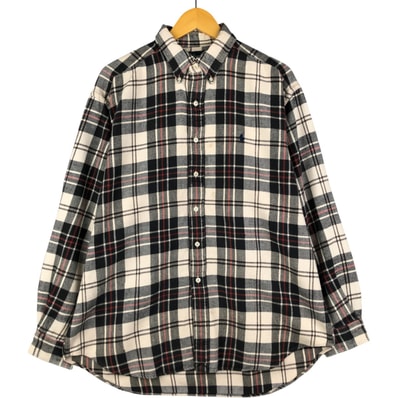 古着 ラルフローレン Ralph Lauren BLAIRE 長袖 ボタンダウン フランネルチェックシャツ メンズL相当/eaa590551