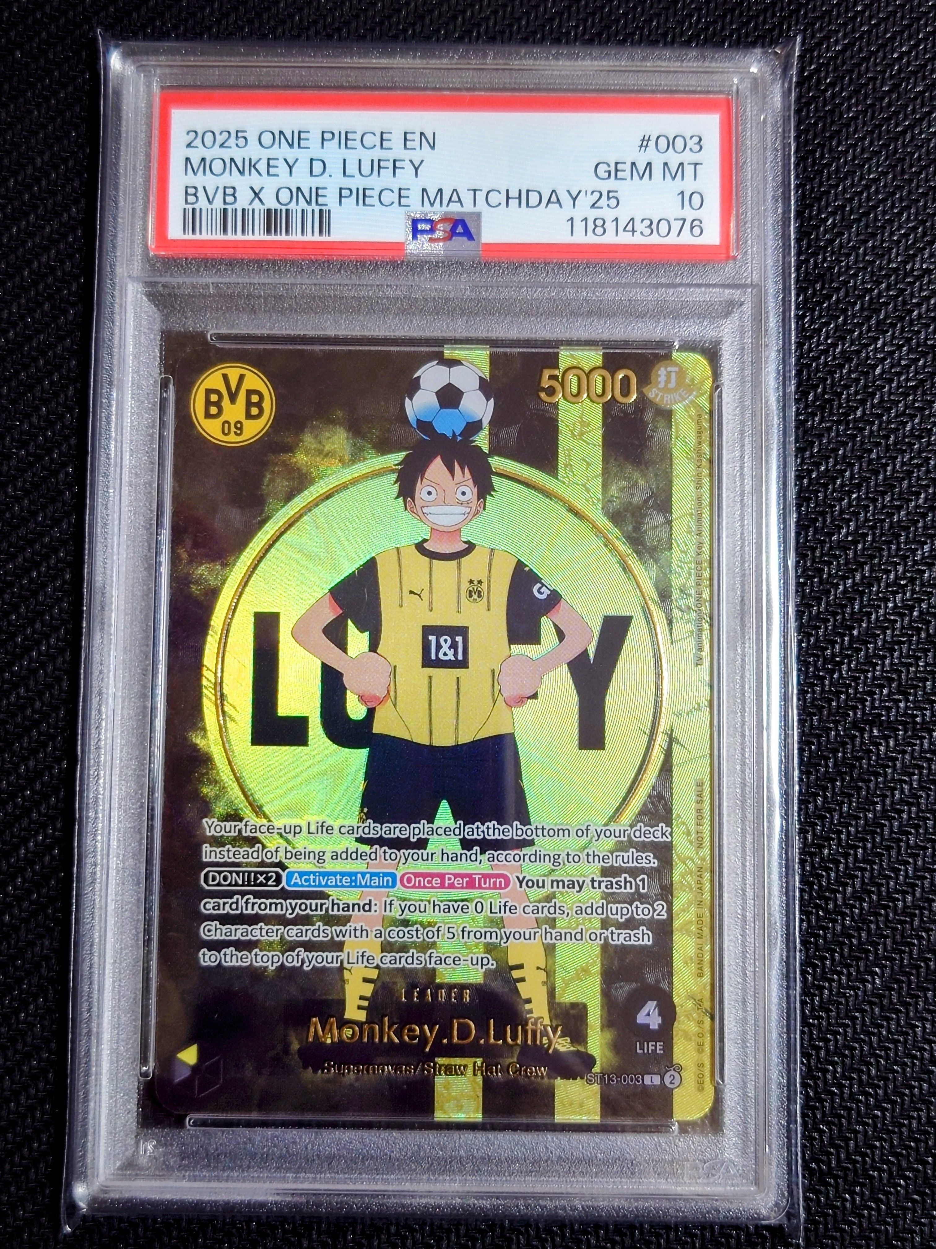 モンキー・D・ルフィ L [ST13-003]【英語版】(プロモーションカード「ボルシアドルトムント × ONE PIECE マッチデー 2025」)