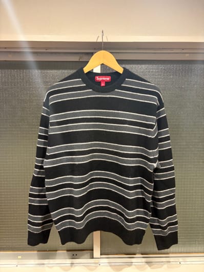 Supreme Cashmere Sweater "Black Stripe"
