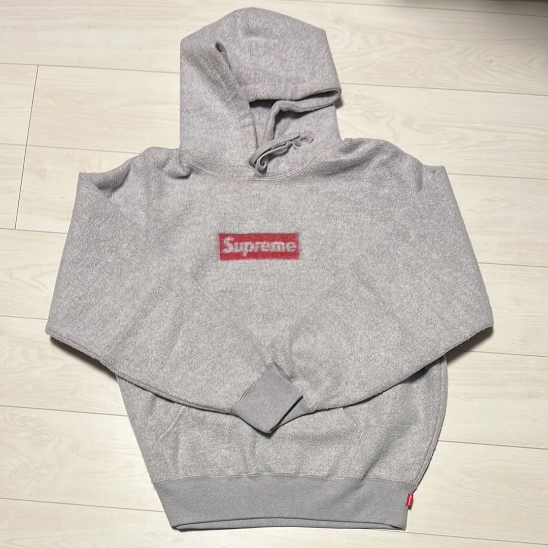 Supreme Inside Out Box Logo Hooded Sweatshirt "Heather Grey"