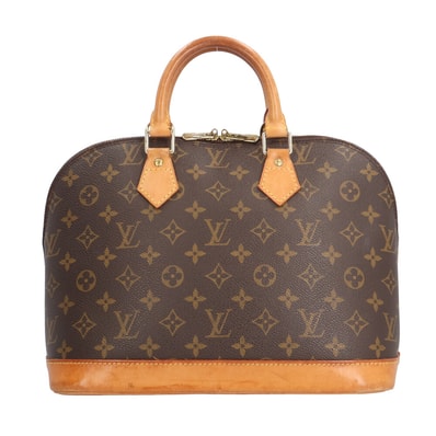 ルイヴィトン アルマ モノグラム ハンドバッグ モノグラムキャンバス M51130 ブラウン レディース LOUIS VUITTON 中古