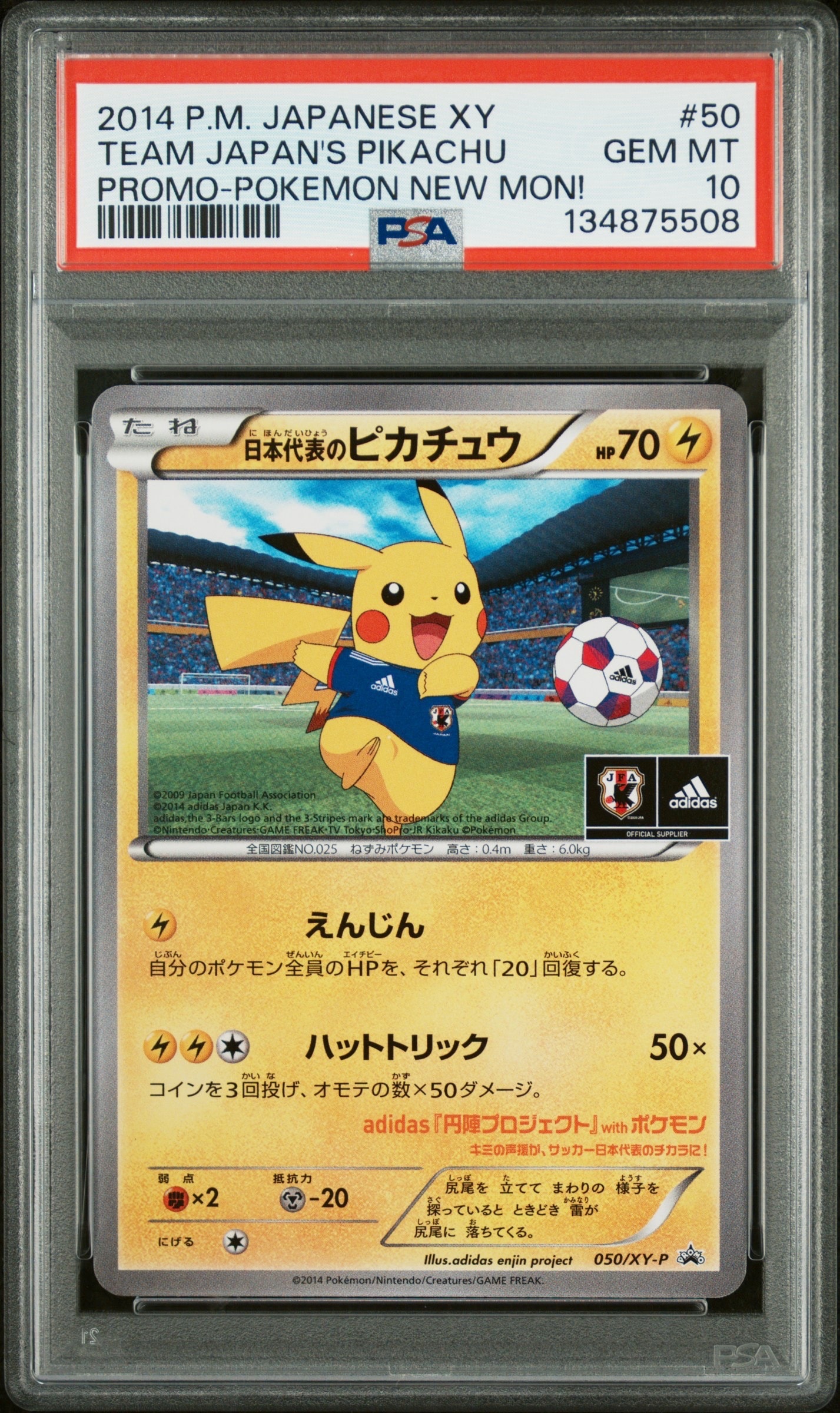 日本代表のピカチュウ: プロモ[XY-P 050/XY-P](プロモーションカード