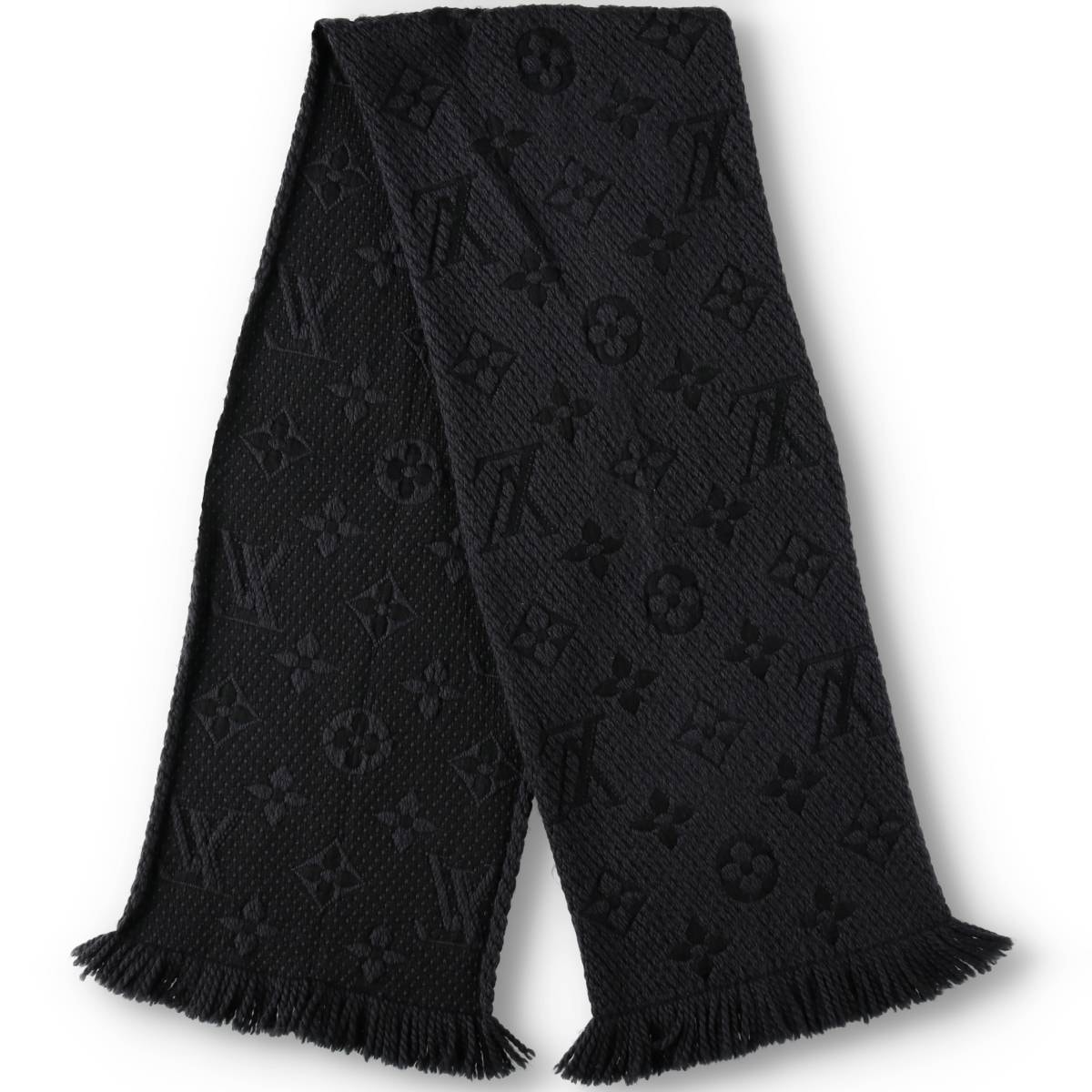 古着 ルイヴィトン LOUIS VUITTON PARIS ウールマフラー イタリア製/yaa000013
