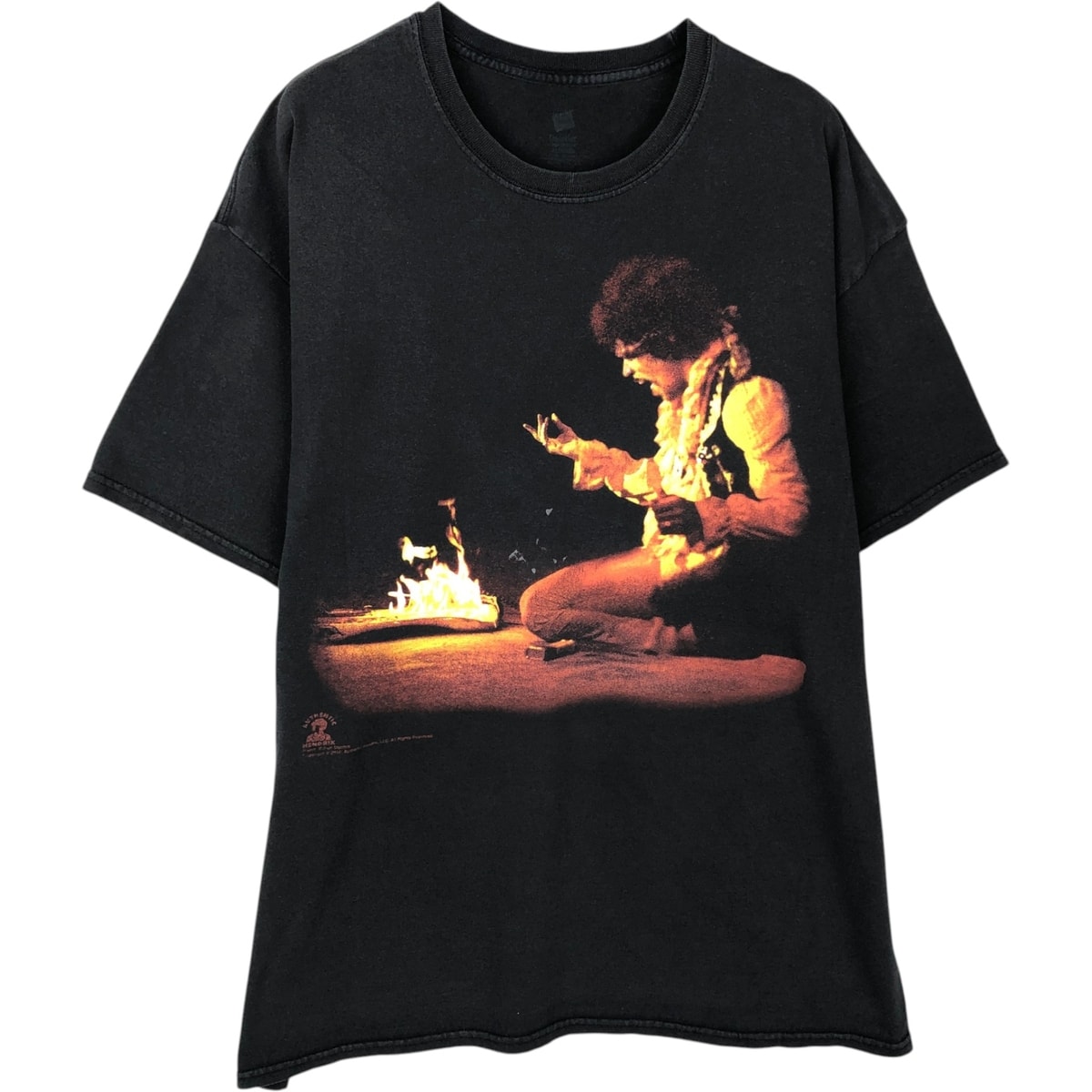 古着 ヘインズ Hanes JIMI HENDRIX ジミヘンドリックス バンドTシャツ バンT メンズXL相当/eaa647094