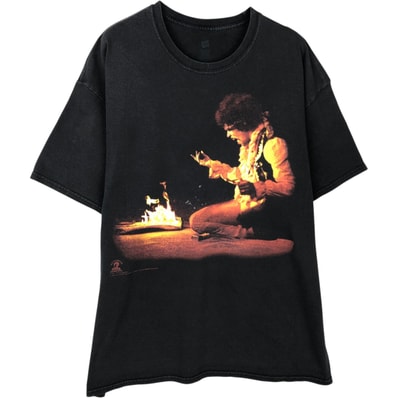 古着 ヘインズ Hanes JIMI HENDRIX ジミヘンドリックス バンドTシャツ バンT メンズXL相当/eaa647094