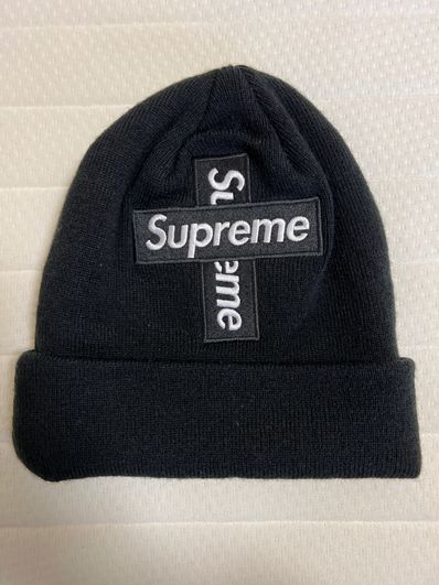 Supreme New Era® Cross Box Logo Beanie "Black"