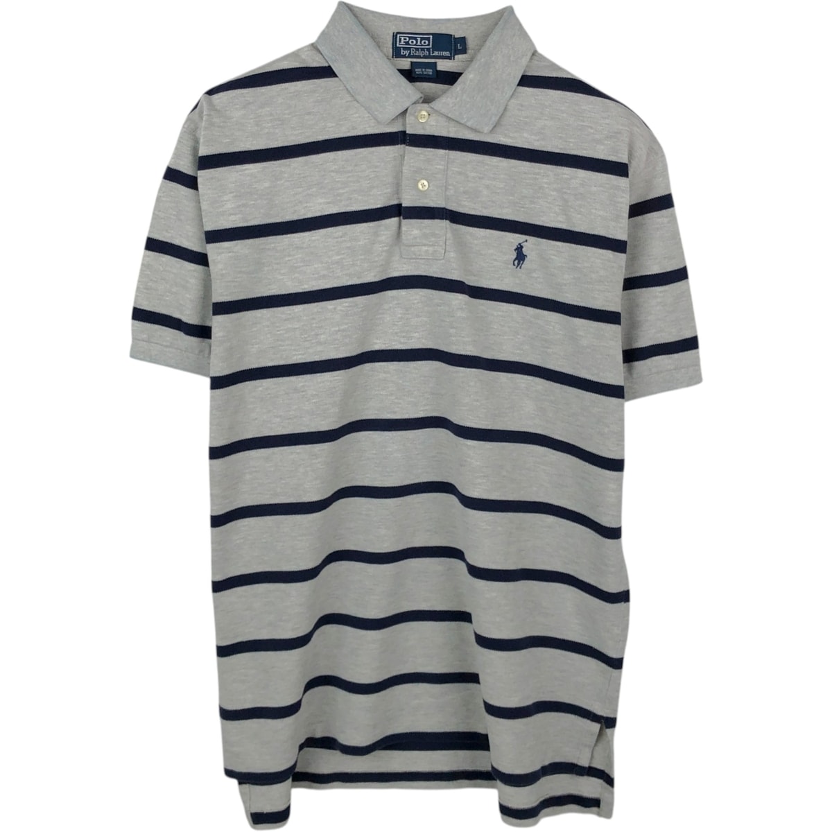 古着 ラルフローレン Ralph Lauren POLO by Ralph Lauren 半袖 ボーダー ポロシャツ メンズL相当 半袖/eaa666569