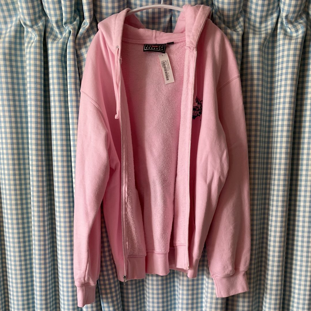 Supreme x HYSTERIC GLAMOUR Zip Up Hooded Sweatshirt "Pink"